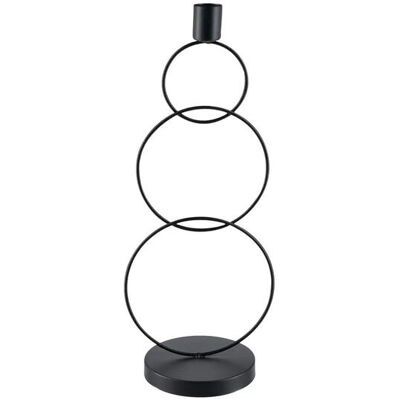 Höffner Kerzenhalter ¦ schwarz ¦ Eisen ¦ Maße (cm): B: 14 H: 34,5 Höffner Kerzenhalter ¦ schwarz ¦ Eisen ¦ Maße (cm): B: 14 H: 34,5