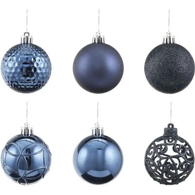 Decoris Nachtblau 37 Kugeln - Weihnachtsdekoration Decoris Nachtblau 37 Kugeln - Weihnachtsdekoration