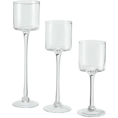 Höffner Windlicht 3er Set ¦ transparent/klar ¦ Glas ¦ Maße (cm): H: 30 Ø: 7.5 Höffner Windlicht 3er Set ¦ transparent/klar ¦ Glas ¦ Maße (cm): H: 30 Ø: 7.5