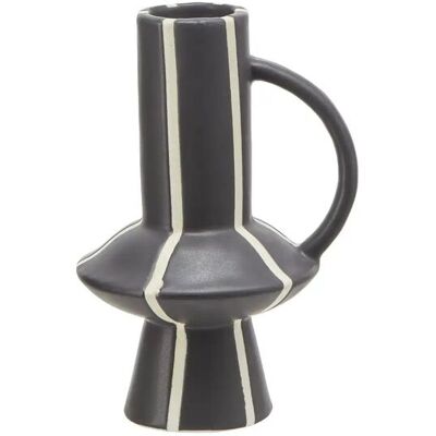 Höffner Vase ¦ schwarz ¦ Porzellan ¦ Maße (cm): B: 8,7 H: 14,5 Höffner Vase ¦ schwarz ¦ Porzellan ¦ Maße (cm): B: 8,7 H: 14,5