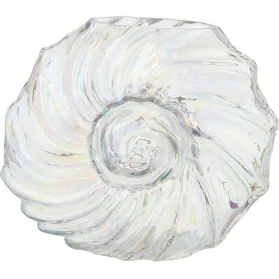 Höffner Vase Muschel ¦ transparent/klar ¦ Glas ¦ Maße (cm): B: 28 H: 23,5 Höffner Vase Muschel ¦ transparent/klar ¦ Glas ¦ Maße (cm): B: 28 H: 23,5