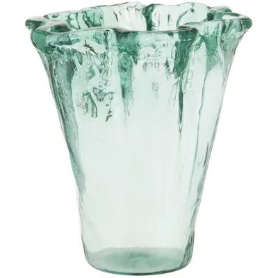 Höffner Vase ¦ grün ¦ Glas ¦ Maße (cm): B: 17 H: 20 Höffner Vase ¦ grün ¦ Glas ¦ Maße (cm): B: 17 H: 20