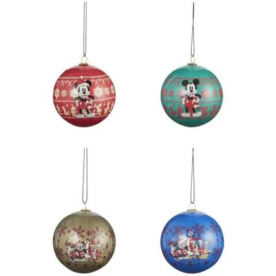 Weihnachtskugeln Disney 4er Set ¦ mehrfarbig ¦ Kunststoff ¦ Maße (cm): Weihnachtskugeln Disney 4er Set ¦ mehrfarbig ¦ Kunststoff ¦ Maße (cm):