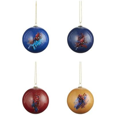 Disney Weihnachtskugeln Spider Man 4er Set ¦ mehrfarbig ¦ Kunststoff ¦ Maße Disney Weihnachtskugeln Spider Man 4er Set ¦ mehrfarbig ¦ Kunststoff ¦ Maße