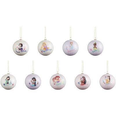 Weihnachtskugeln Disney 9er Set ¦ rosa/pink ¦ Kunststoff ¦ Maße (cm): Weihnachtskugeln Disney 9er Set ¦ rosa/pink ¦ Kunststoff ¦ Maße (cm):