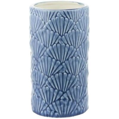 HOME STORY Vase ¦ blau ¦ Porzellan ¦ Maße (cm): H: 20 Ø: 11 HOME STORY Vase ¦ blau ¦ Porzellan ¦ Maße (cm): H: 20 Ø: 11