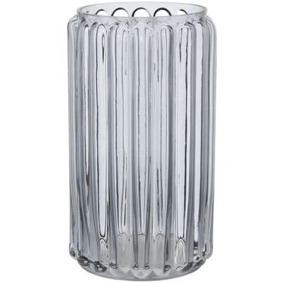 Höffner Vase ¦ grau ¦ Glas ¦ Maße (cm): H: 26 Ø: 14 Höffner Vase ¦ grau ¦ Glas ¦ Maße (cm): H: 26 Ø: 14