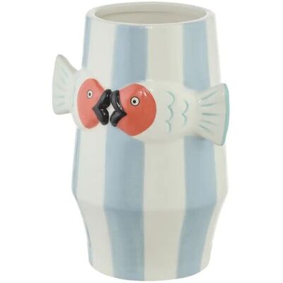 Höffner Vase ¦ blau ¦ Dolomite ¦ Maße (cm): B: 14 H: 18,5 T: 11.5 Höffner Vase ¦ blau ¦ Dolomite ¦ Maße (cm): B: 14 H: 18,5 T: 11.5