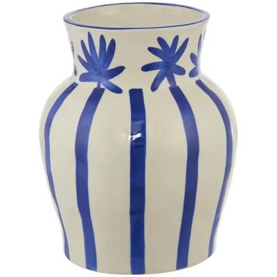 Höffner Vase ¦ blau ¦ Steingut ¦ Maße (cm): B: 12,5 H: 19,5 T: 7.5 Höffner Vase ¦ blau ¦ Steingut ¦ Maße (cm): B: 12,5 H: 19,5 T: 7.5