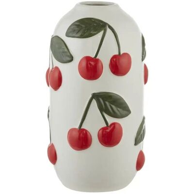 Höffner Vase Kirschen ¦ weiß ¦ Dolomite ¦ Maße (cm): H: 22 Ø: 11 Höffner Vase Kirschen ¦ weiß ¦ Dolomite ¦ Maße (cm): H: 22 Ø: 11