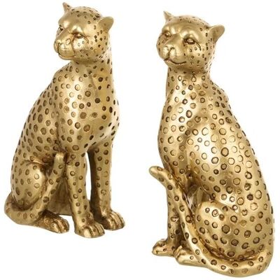 Höffner Figur Leopard sortiert ¦ gold ¦ Polyresin (Kunstharz) ¦ Maße (cm): B: 8,1 H: Höffner Figur Leopard sortiert ¦ gold ¦ Polyresin (Kunstharz) ¦ Maße (cm): B: 8,1 H:
