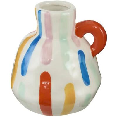Höffner Vase ¦ mehrfarbig ¦ Dolomite ¦ Maße (cm): B: 11,3 H: 13 T: 10.8 Höffner Vase ¦ mehrfarbig ¦ Dolomite ¦ Maße (cm): B: 11,3 H: 13 T: 10.8