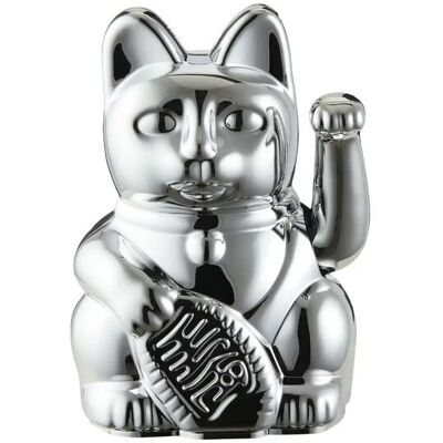 DONKEY Winkekatze ¦ silber ¦ Kunststoff ¦ Maße (cm): B: 6,5 H: 10 T: 5.0 DONKEY Winkekatze ¦ silber ¦ Kunststoff ¦ Maße (cm): B: 6,5 H: 10 T: 5.0