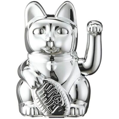 DONKEY Winkekatze ¦ silber ¦ Kunststoff ¦ Maße (cm): B: 10,5 H: 15 T: 8.5 DONKEY Winkekatze ¦ silber ¦ Kunststoff ¦ Maße (cm): B: 10,5 H: 15 T: 8.5