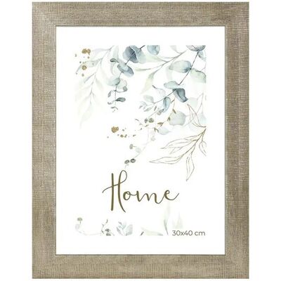 Höffner Bilderrahmen 30x40 cm Leeds ¦ silber ¦ Massivholz ¦ Maße (cm): B: 37 H: 47 T: Höffner Bilderrahmen 30x40 cm Leeds ¦ silber ¦ Massivholz ¦ Maße (cm): B: 37 H: 47 T: