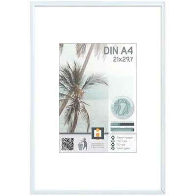 Höffner Kyoto Kunststoffrahmen - 22 x 31 cm - weiß - Picture Frame Höffner Kyoto Kunststoffrahmen - 22 x 31 cm - weiß - Picture Frame