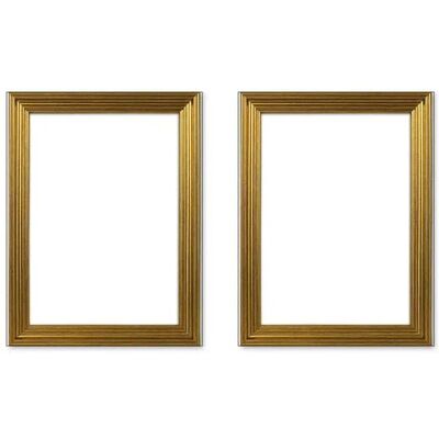 Höffner Bilderrahmen 13x18 cm 2er-Set ¦ gold ¦ Glas ¦ Maße (cm): B: 13 H: 18 T: 1.3 Höffner Bilderrahmen 13x18 cm 2er-Set ¦ gold ¦ Glas ¦ Maße (cm): B: 13 H: 18 T: 1.3