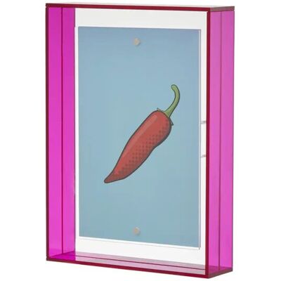 Höffner Bilderrahmen ¦ rosa/pink ¦ Kunststoff,Acryl ¦ Maße (cm): B: 10 H: 15 Höffner Bilderrahmen ¦ rosa/pink ¦ Kunststoff,Acryl ¦ Maße (cm): B: 10 H: 15