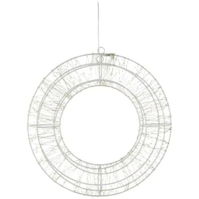 ECD Germany 38cm LED Weihnachtskranz mit Timer ECD Germany 38cm LED Weihnachtskranz mit Timer