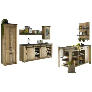 Höffner Kombi 1PPAK1 ¦ holzfarben ¦ Maße (cm): B: 201 H: 93 Höffner Kombi 1PPAK1 ¦ holzfarben ¦ Maße (cm): B: 201 H: 93