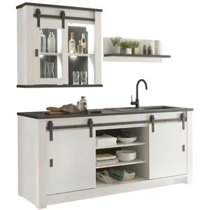 Höffner Kombi 1PPAK7 ¦ weiß ¦ Maße (cm): B: 201 H: 93 Höffner Kombi 1PPAK7 ¦ weiß ¦ Maße (cm): B: 201 H: 93