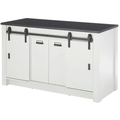 Höffner Spültisch Sherwood ¦ weiß ¦ Maße (cm): B: 161 H: 93 Höffner Spültisch Sherwood ¦ weiß ¦ Maße (cm): B: 161 H: 93