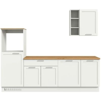 Höffner Küchenzeile Miller ¦ weiß ¦ Maße (cm): B: 260 H: 60 Höffner Küchenzeile Miller ¦ weiß ¦ Maße (cm): B: 260 H: 60