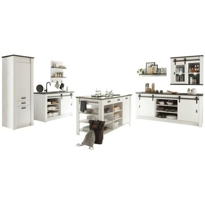 Höffner Kombi 1PPAK5 ¦ weiß ¦ Maße (cm): B: 133 H: 93 Höffner Kombi 1PPAK5 ¦ weiß ¦ Maße (cm): B: 133 H: 93