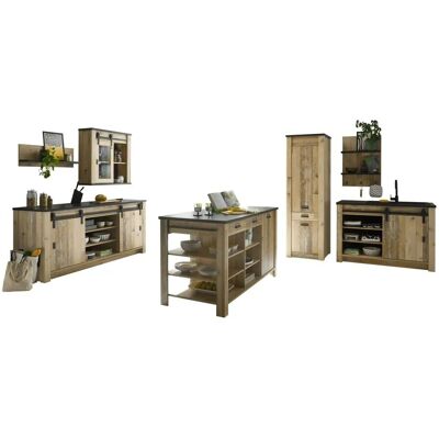 Höffner Kombi 1YYAK5 ¦ holzfarben ¦ Maße (cm): B: 133 H: 93 Höffner Kombi 1YYAK5 ¦ holzfarben ¦ Maße (cm): B: 133 H: 93