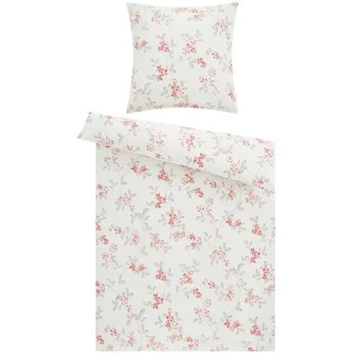 como Renforce Bettwäsche  Vintage Rose ¦ rot ¦ Maße (cm): B: 135