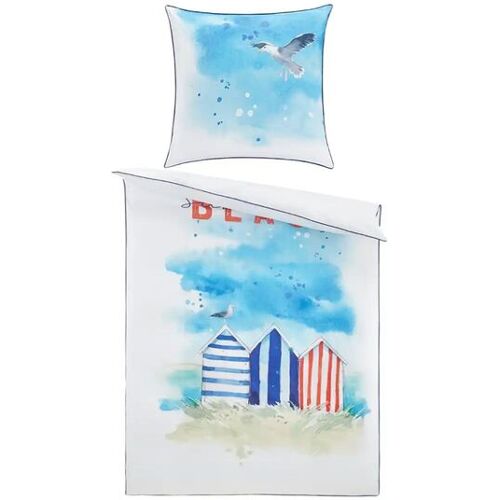 como Satin Bettwäsche  Beach ¦ mehrfarbig ¦ Maße (cm): B: 135