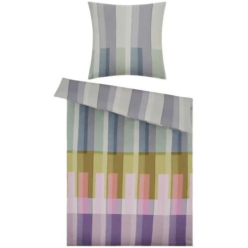 como Satin Bettwäsche  Purple Symphonie ¦ mehrfarbig ¦ Maße (cm): B: 135