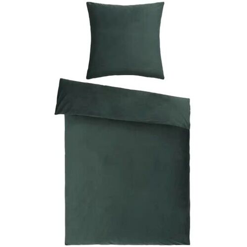 como Samt Bettwäsche  Velvet ¦ grün ¦ Maße (cm): B: 135