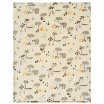 Alvi Microfaserdecke Jungle ¦ beige ¦ Synthetik ¦ Maße (cm): B: 75 Alvi Microfaserdecke Jungle ¦ beige ¦ Synthetik ¦ Maße (cm): B: 75