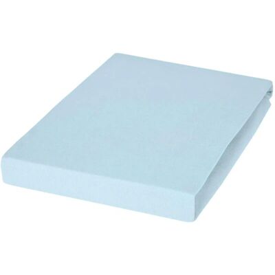 Janine Hochwertiges Stretch-Spannbettlaken - 140-160x200-220cm - hellblau Janine Hochwertiges Stretch-Spannbettlaken - 140-160x200-220cm - hellblau
