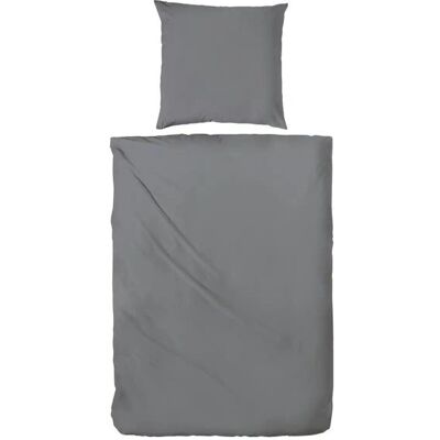 PRIMERA Stone-Washed Bettwäsche-Set - Unisex, 3 Stück, Grau PRIMERA Stone-Washed Bettwäsche-Set - Unisex, 3 Stück, Grau