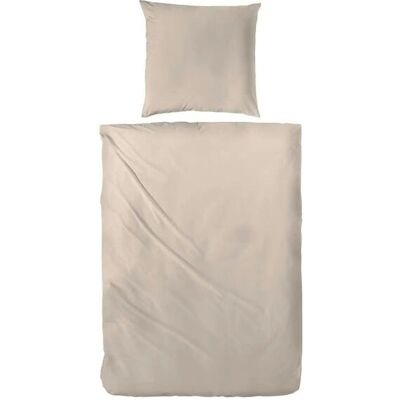PRIMERA Faúxuni Taupe Satin Bettwäsche - Bettwäsche PRIMERA Faúxuni Taupe Satin Bettwäsche - Bettwäsche
