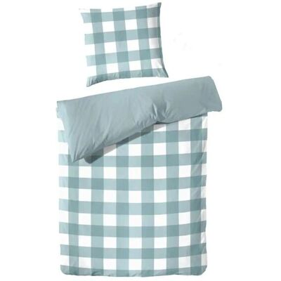 Höffner Perkal Bettwäsche-Set ¦ grün ¦ Maße (cm): B: 135 H: 1 Höffner Perkal Bettwäsche-Set ¦ grün ¦ Maße (cm): B: 135 H: 1