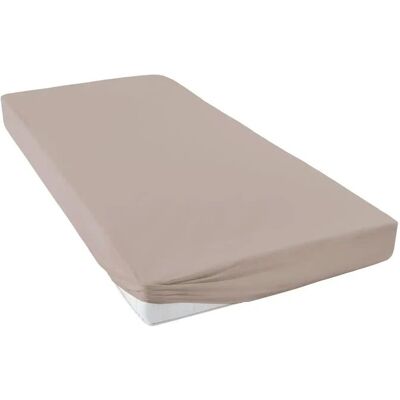 Höffner Spannbetttuch ¦ beige ¦ Maße (cm): B: 180 H: 50 Höffner Spannbetttuch ¦ beige ¦ Maße (cm): B: 180 H: 50