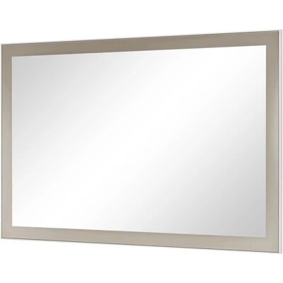 Höffner Spiegel 120 x 77 cm Duna ¦ beige ¦ Glas,Aluminium,Holzwerkstoff ¦ Maße (cm): B: Höffner Spiegel 120 x 77 cm Duna ¦ beige ¦ Glas,Aluminium,Holzwerkstoff ¦ Maße (cm): B: