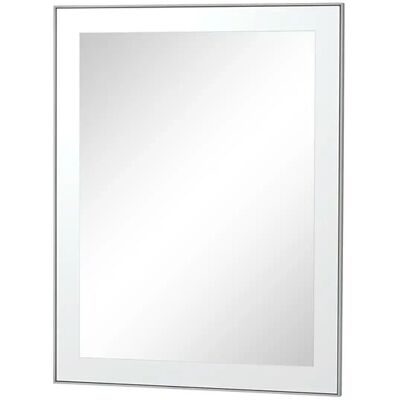 Höffner Spiegel 60 x 77 cm Duna ¦ weiß ¦ Glas,Aluminium,Holzwerkstoff ¦ Maße (cm): B: 60 Höffner Spiegel 60 x 77 cm Duna ¦ weiß ¦ Glas,Aluminium,Holzwerkstoff ¦ Maße (cm): B: 60