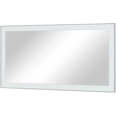 Marke Modell Weiß MDF Glas Spiegel - Garderobenspiegel Marke Modell Weiß MDF Glas Spiegel - Garderobenspiegel