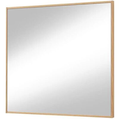 Höffner Spiegel 84 x 82 cm Tiba ¦ holzfarben ¦ Glas,Aluminium ¦ Maße (cm): B: 84 H: 82 Höffner Spiegel 84 x 82 cm Tiba ¦ holzfarben ¦ Glas,Aluminium ¦ Maße (cm): B: 84 H: 82