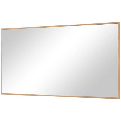 Höffner Spiegel 119 x 62 cm Tiba ¦ holzfarben ¦ Glas,Aluminium ¦ Maße (cm): B: 119 H: 62 Höffner Spiegel 119 x 62 cm Tiba ¦ holzfarben ¦ Glas,Aluminium ¦ Maße (cm): B: 119 H: 62