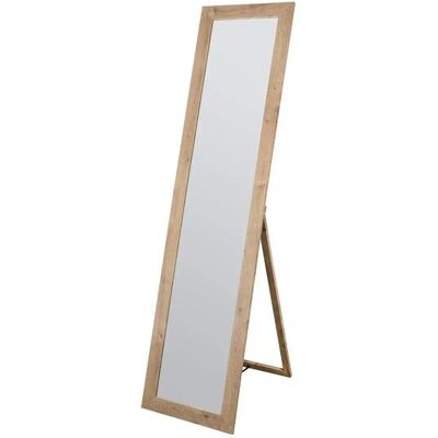 Höffner Standspiegel Muscoline ¦ holzfarben ¦ Glas,Aluminium,Holzwerkstoff ¦ Maße (cm): Höffner Standspiegel Muscoline ¦ holzfarben ¦ Glas,Aluminium,Holzwerkstoff ¦ Maße (cm):