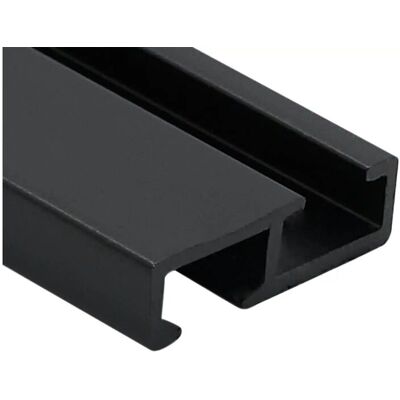 Mydeco Vorhangschiene Level 1-Lauf ¦ schwarz ¦ Aluminium ¦ Maße (cm): B: 250 Mydeco Vorhangschiene Level 1-Lauf ¦ schwarz ¦ Aluminium ¦ Maße (cm): B: 250