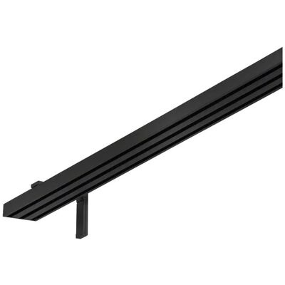 Mydeco Vorhangschiene smart 3-Lauf ¦ schwarz ¦ Aluminium ¦ Maße (cm): B: 260 Mydeco Vorhangschiene smart 3-Lauf ¦ schwarz ¦ Aluminium ¦ Maße (cm): B: 260