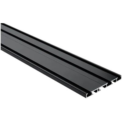 Mydeco Vorhangschiene Level 3-Lauf ¦ schwarz ¦ Aluminium ¦ Maße (cm): B: 7,7 Mydeco Vorhangschiene Level 3-Lauf ¦ schwarz ¦ Aluminium ¦ Maße (cm): B: 7,7