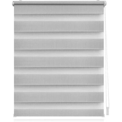 Lichtblick Duo-Rollo, Klemmfix, 55 x 150 cm, Polyester, grau - roller blind Lichtblick Duo-Rollo, Klemmfix, 55 x 150 cm, Polyester, grau - roller blind