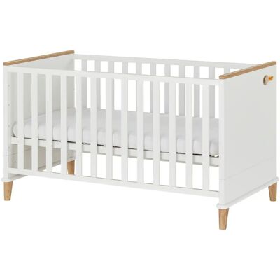 PAIDI Babybett Lotte & Fynn - Weiß, 70x140 cm, Höhenverstellbar PAIDI Babybett Lotte & Fynn - Weiß, 70x140 cm, Höhenverstellbar